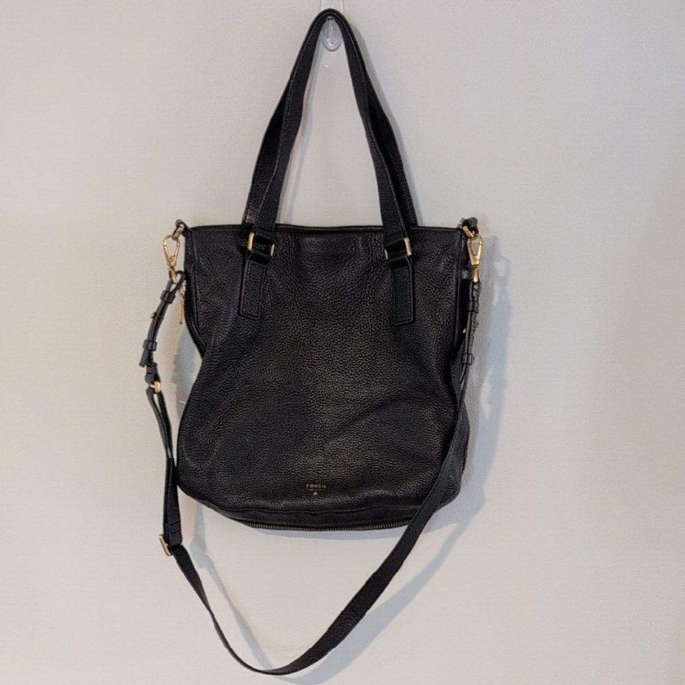 Fossil Black Leather Purse